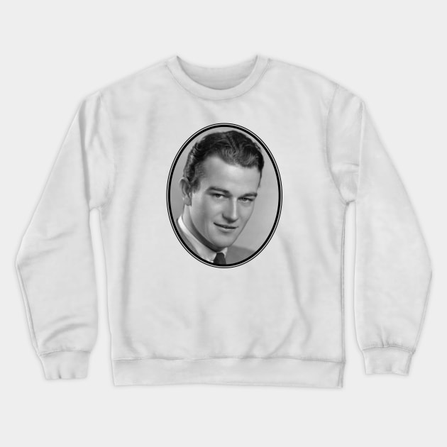 John Wayne: The Young Star Rising Crewneck Sweatshirt by Noir-N-More